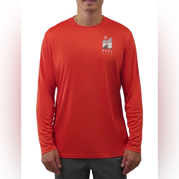 Reel Life Men's Long Sleeve UV T-Shirt - Picture 1 of 5